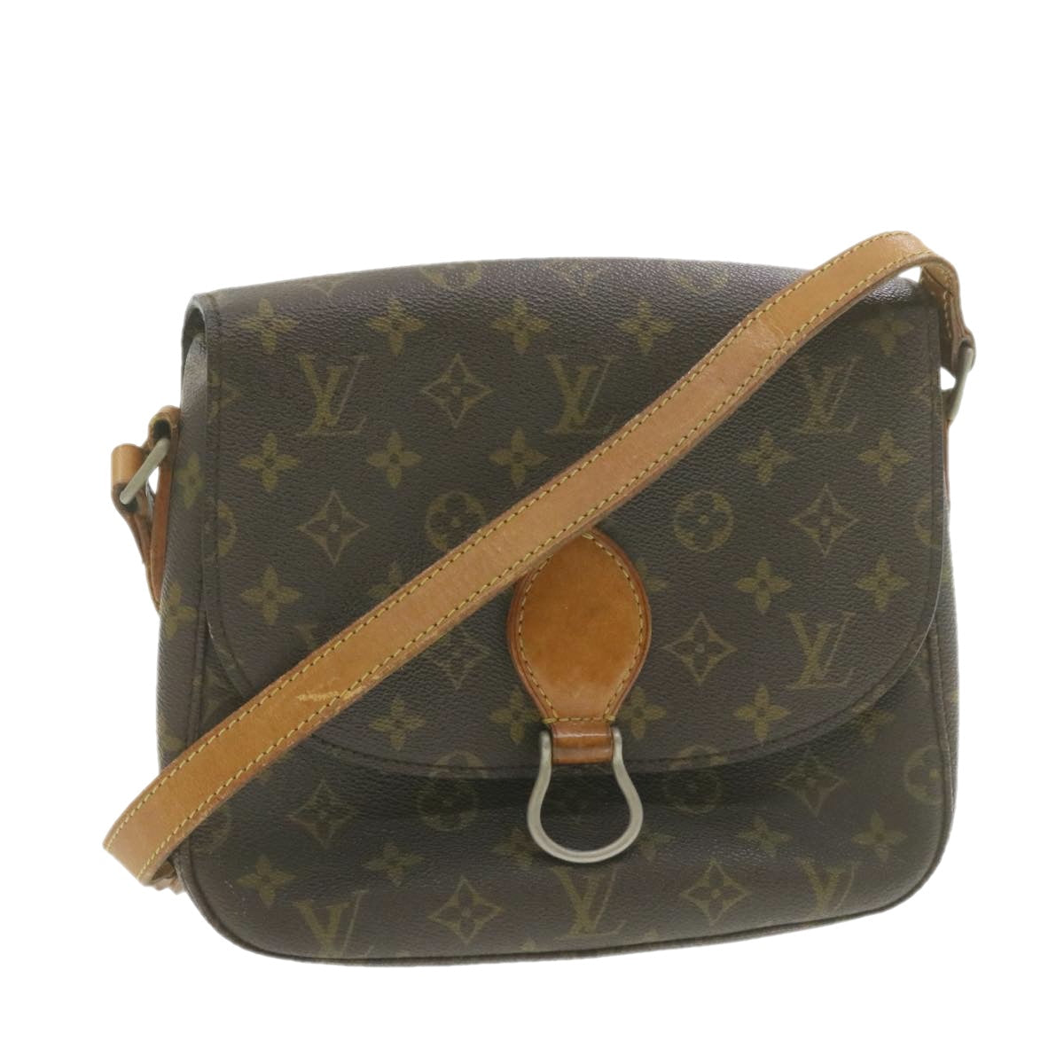 Louis Vuitton  Monogram Saint Cloud GM Shoulder Bag M51242 LV Auth am947g