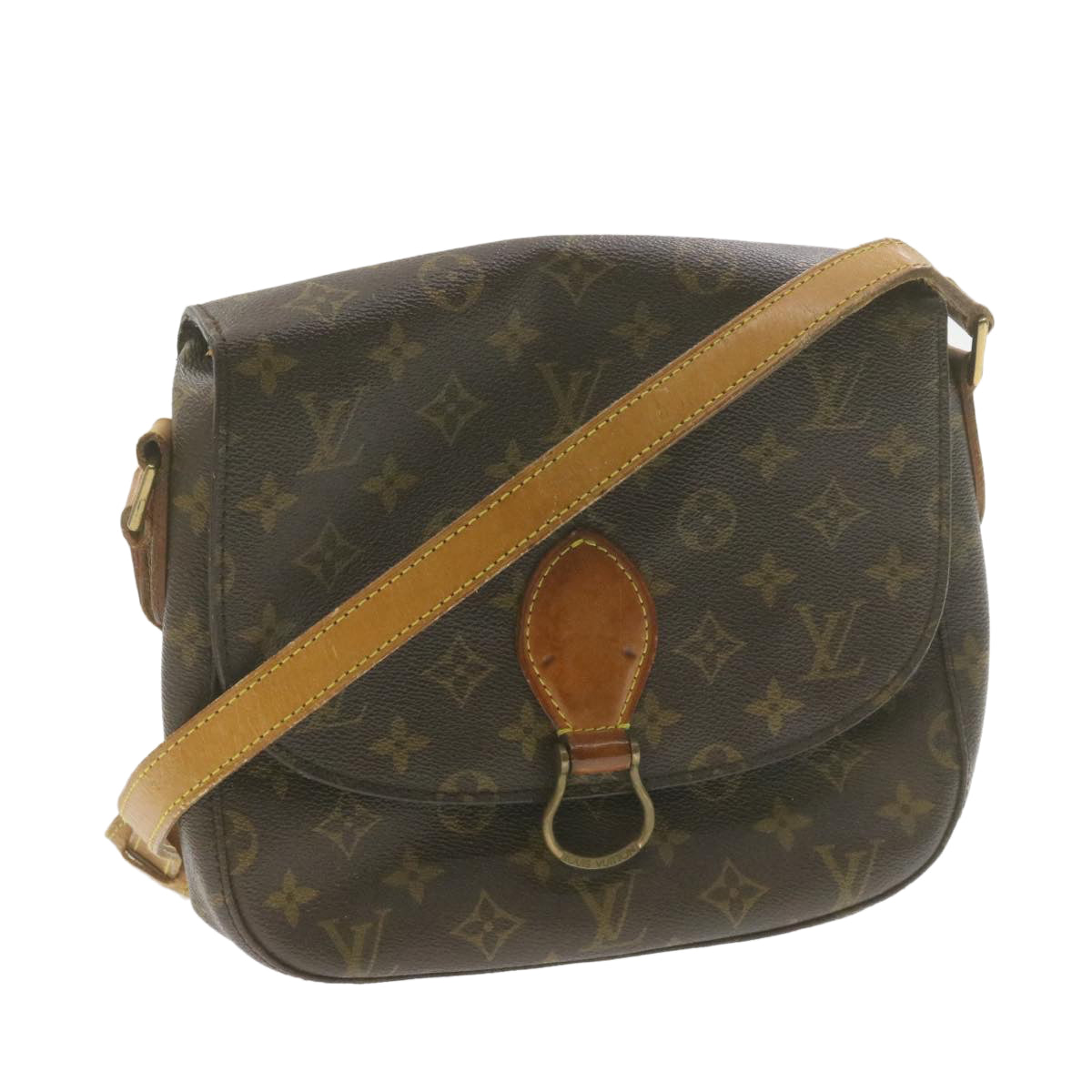 Louis Vuitton  Monogram Saint Cloud GM Shoulder Bag M51242 LV Auth am978g