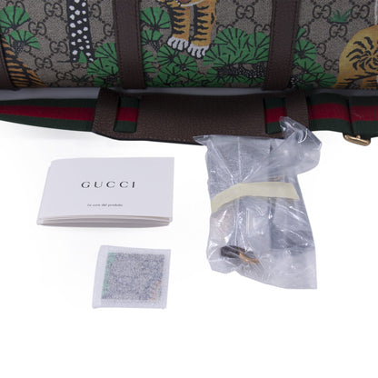 Gucci Bengal GG Supreme Weekender Duffle Bag