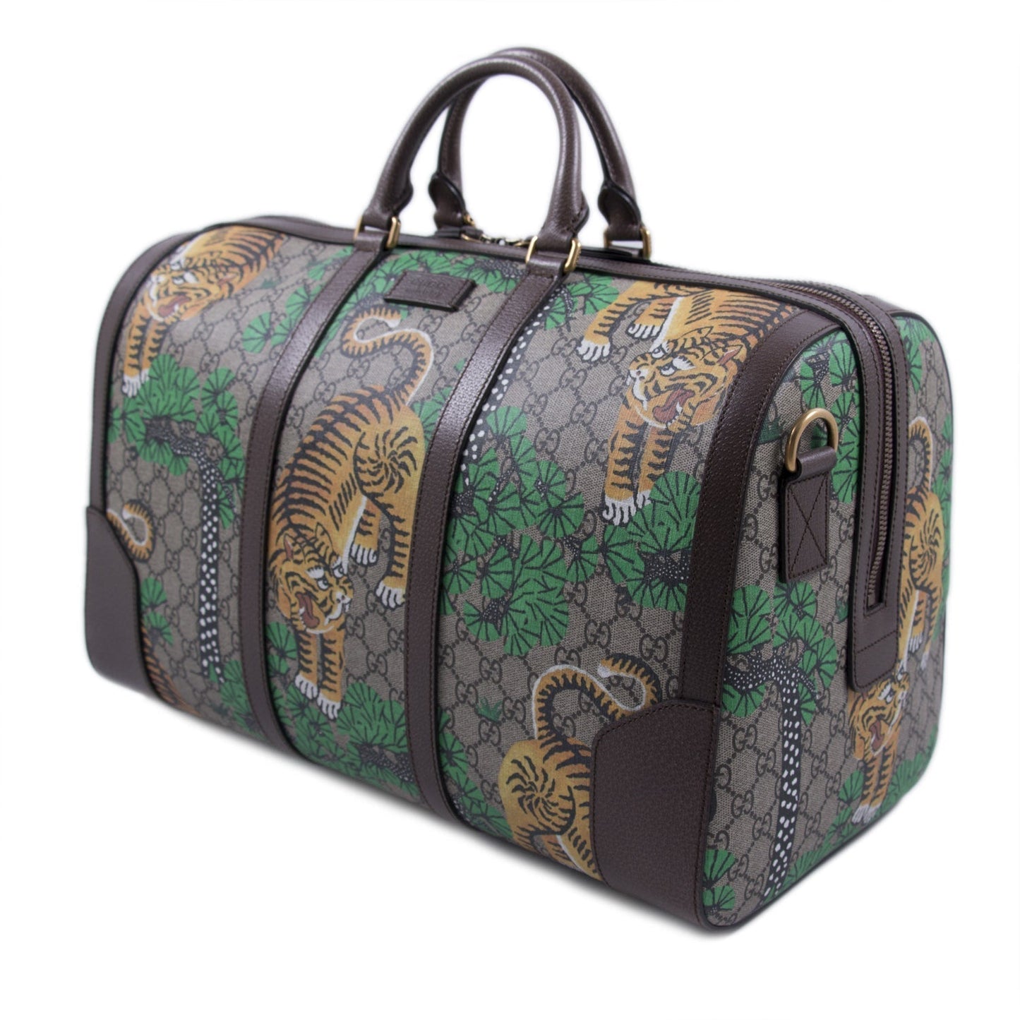 Gucci Bengal GG Supreme Weekender Duffle Bag