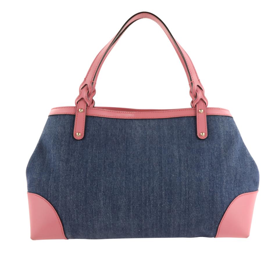 Gucci Blue Denim Tote