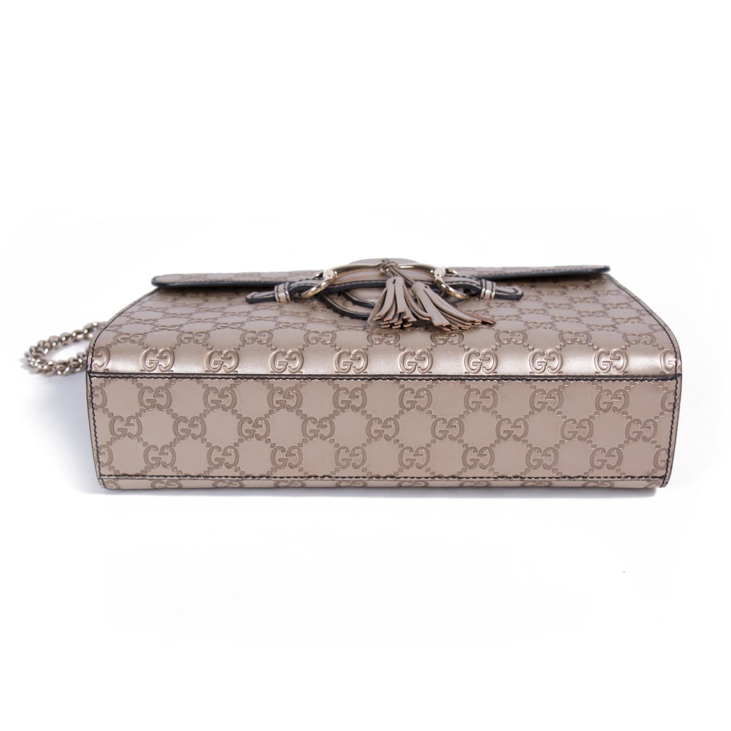 Gucci Emily Medium Metallic Shoulder Bag