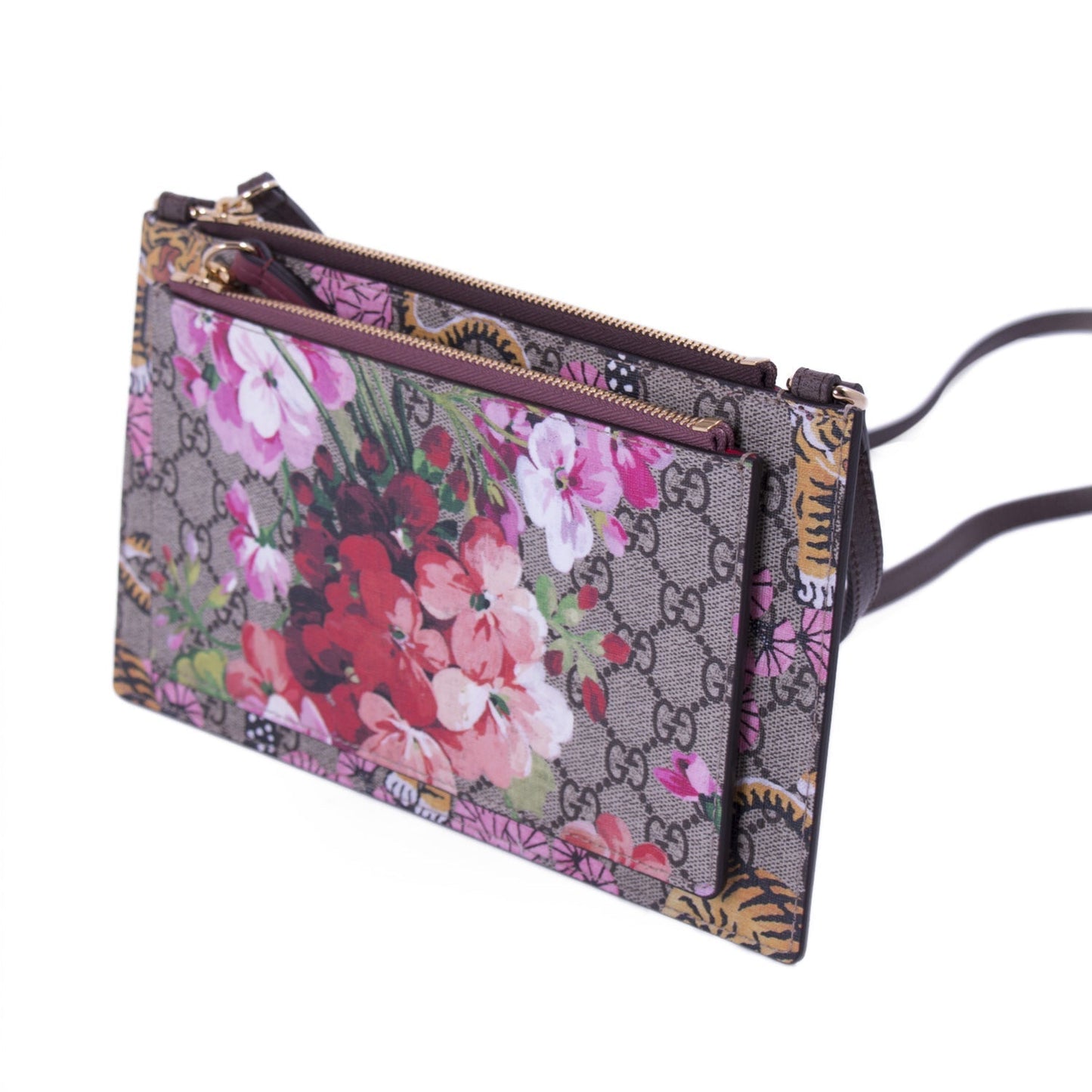 Gucci Bengal Blooms Dual Pouch Crossbody