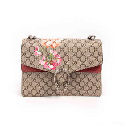 Gucci Dionysus Blooms GG Supreme Shoulder Bag