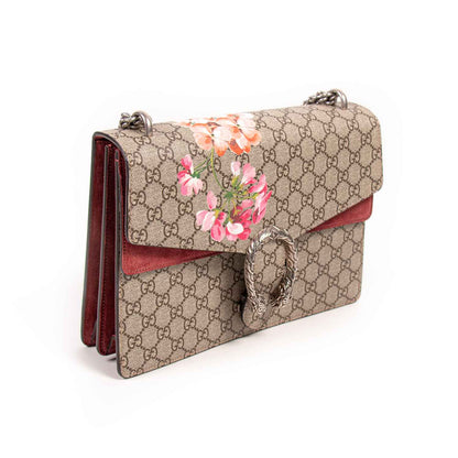 Gucci Dionysus Blooms GG Supreme Shoulder Bag