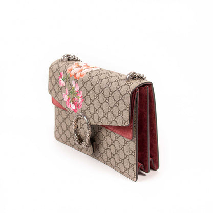 Gucci Dionysus Blooms GG Supreme Shoulder Bag