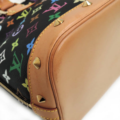 Louis Vuitton Alma Black Multicolor Monogram Canvas