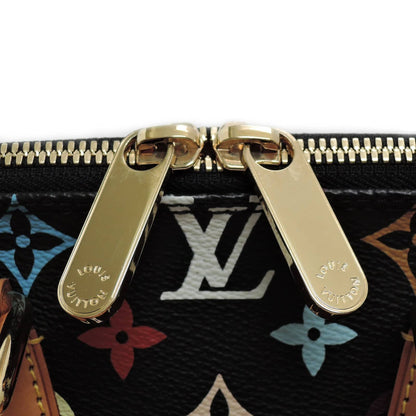 Louis Vuitton Alma Black Multicolor Monogram Canvas