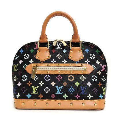 Louis Vuitton Alma Black Multicolor Monogram Canvas