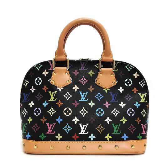 Louis Vuitton Alma Black Multicolor Monogram Canvas