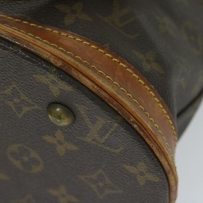 LOUIS VUITTON Monogram Bucket PM Shoulder Bag M42238 LV Auth hk983