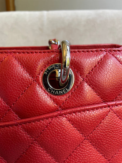 Chanel Red Caviar Grand Shopper Tote (GST)