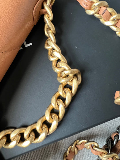 Chanel Caramel 19 Wallet on Chain