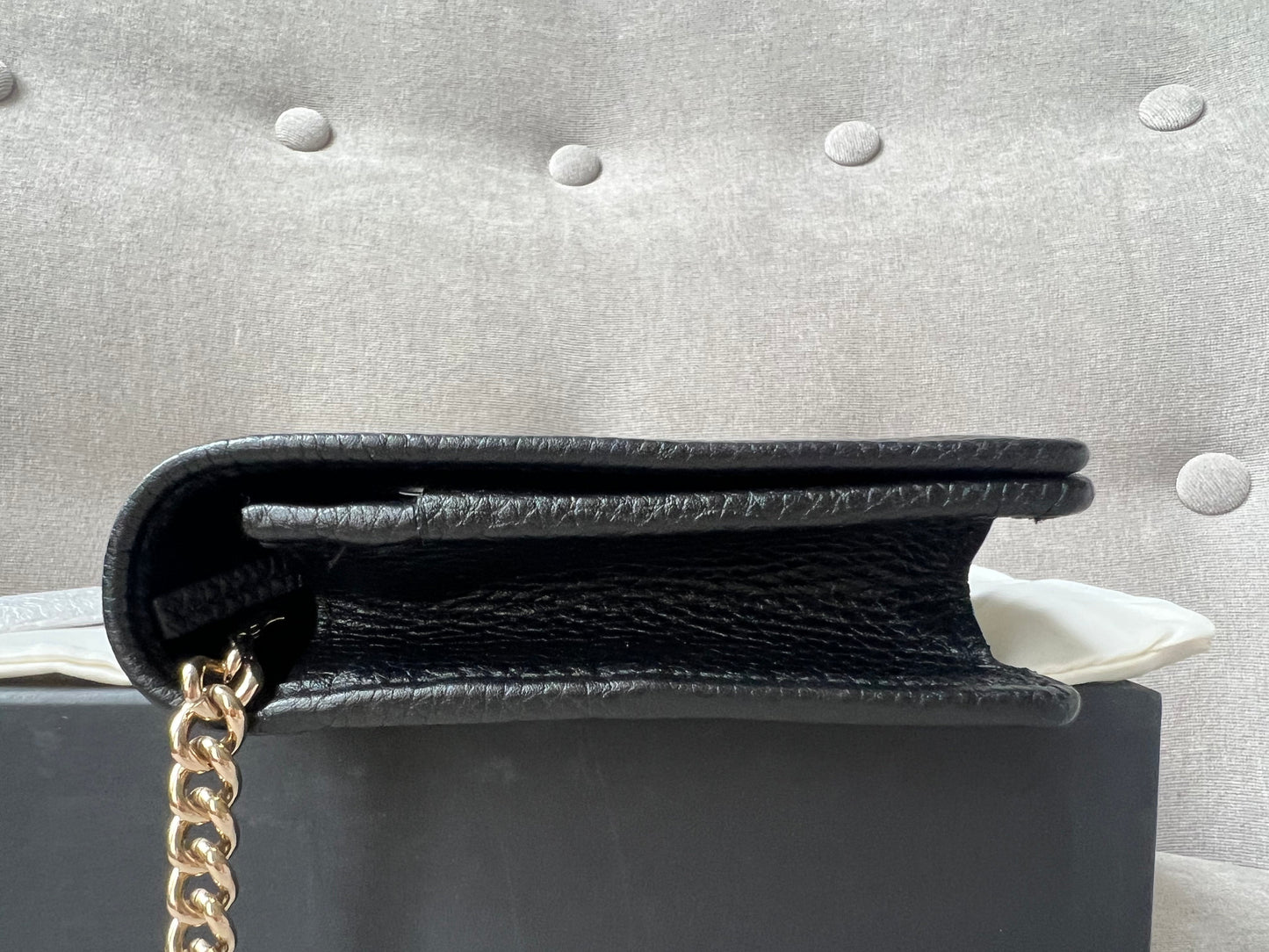 Gucci Black Soho Chain Wallet