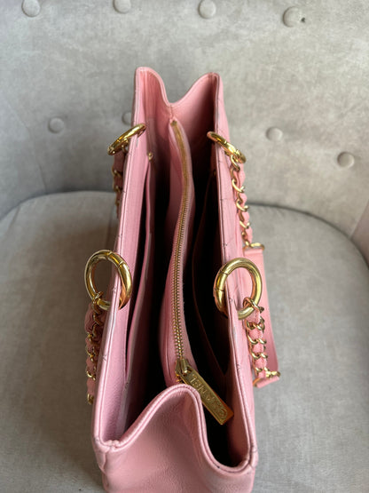 Chanel Pink Caviar Grand Shopper Tote (GST)