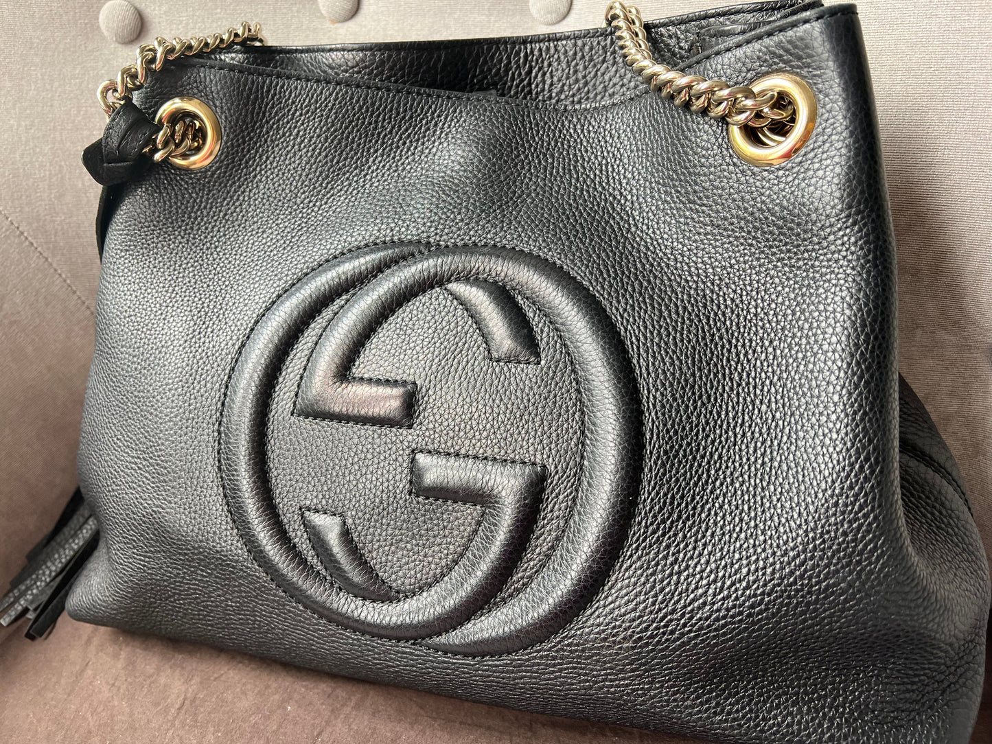 Gucci Black Soho Chain Tote (RRP £1350)