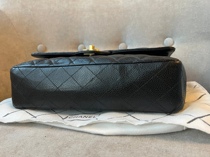 Chanel Medium Classic Flap in Black Caviar (RRP £7,550)