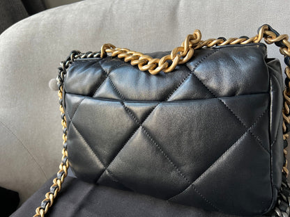 Chanel Small 19 in Black Lambskin (RRP £4,740)