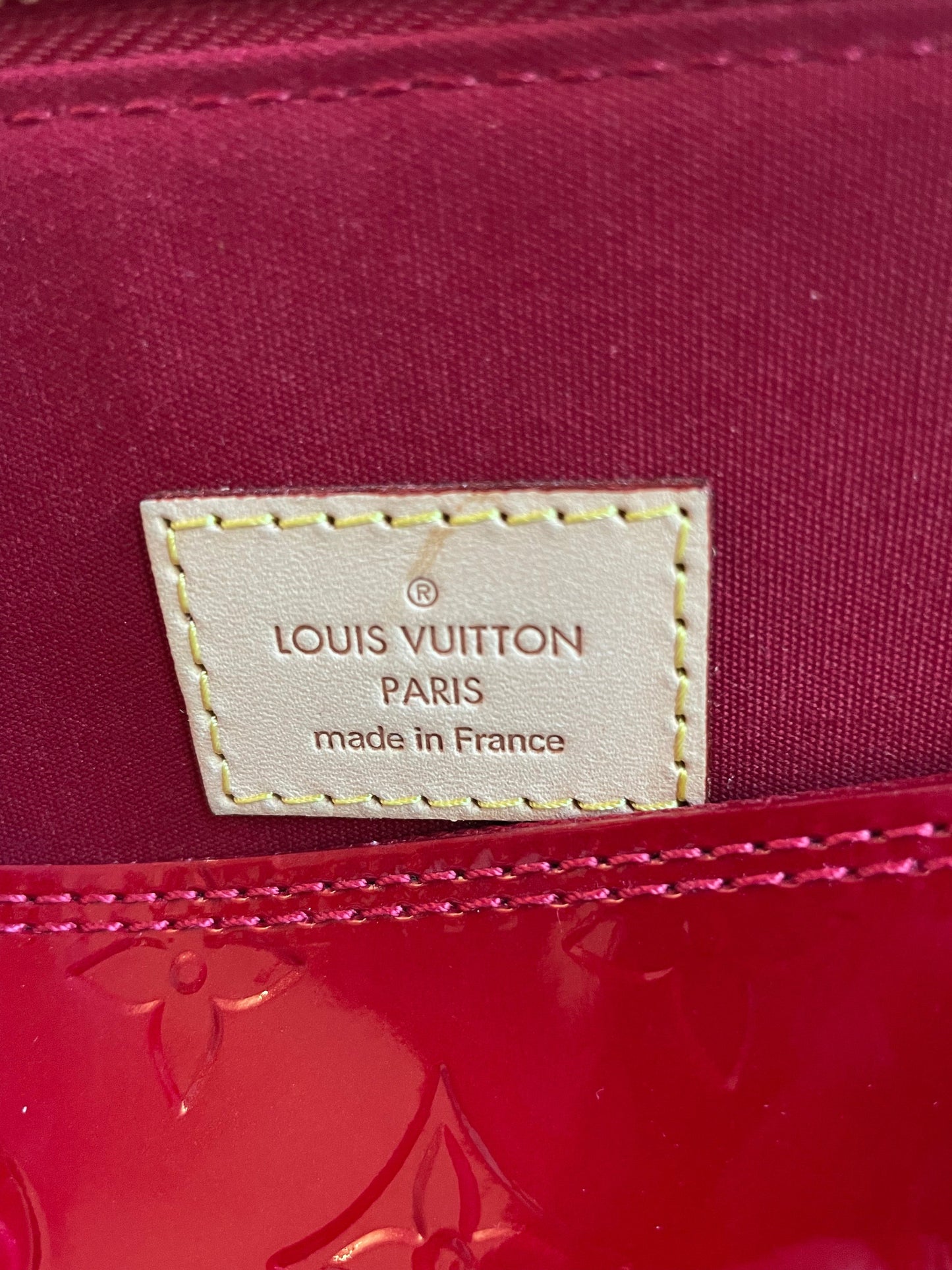 Louis Vuitton Alma PM Red Monogram Vernis (RRP £1650)