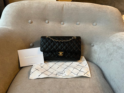 Chanel Medium Classic Flap in Black Caviar (RRP £7,550)