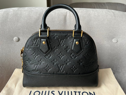 Louis Vuitton Alma Neo BB Black Empreinte  (RRP £1,740)