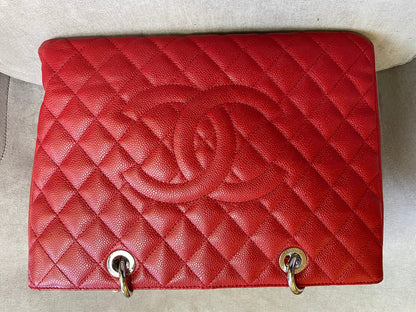 Chanel Red Caviar Grand Shopper Tote (GST)