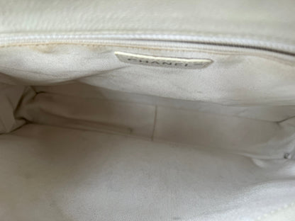 Chanel White Caviar Grand Shopper Tote (GST)