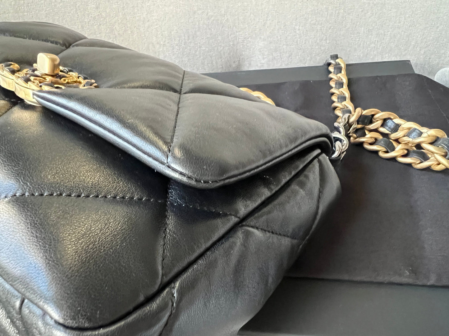 Chanel Small 19 in Black Lambskin (RRP £4,740)