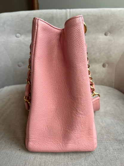 Chanel Pink Caviar Grand Shopper Tote (GST)