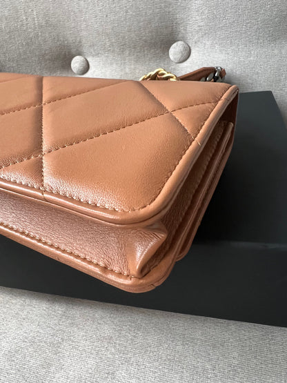 Chanel Caramel 19 Wallet on Chain