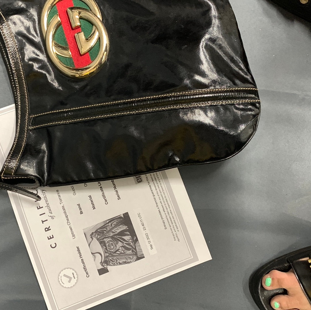 Gucci Dialux Medium Britt Shoulder Bag