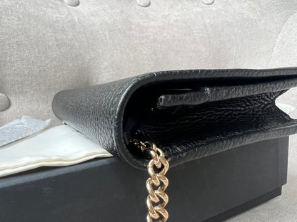 Gucci Black Soho Chain Wallet