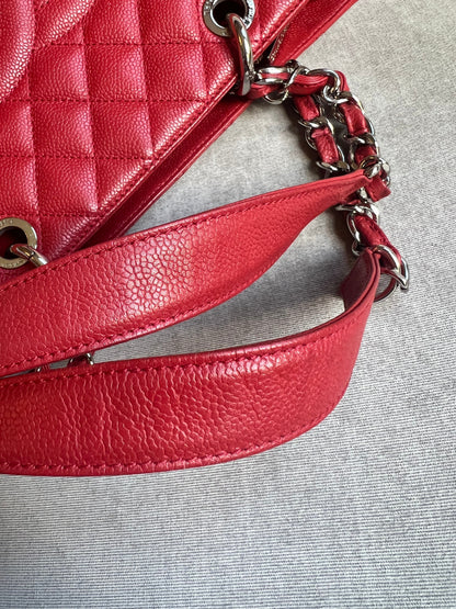 Chanel Red Caviar Grand Shopper Tote (GST)