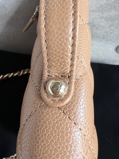 Chanel Beige Micro Business Affinity