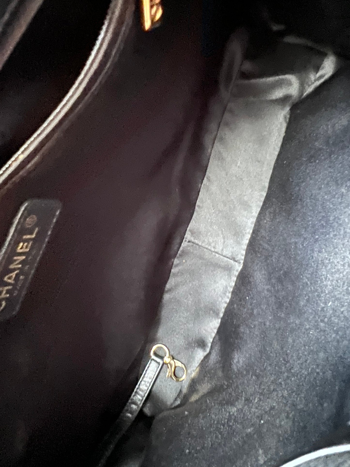 Chanel Black Caviar Grand Shopper Tote Gold Hardware (GST)