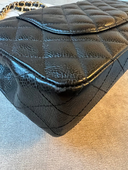 Chanel Medium Classic Flap in Black Caviar (RRP £7,550)