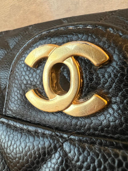 Chanel Medium Classic Flap in Black Caviar (RRP £7,550)