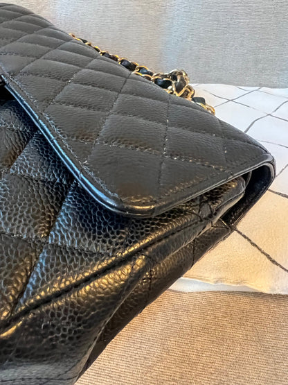 Chanel Medium Classic Flap in Black Caviar (RRP £7,550)