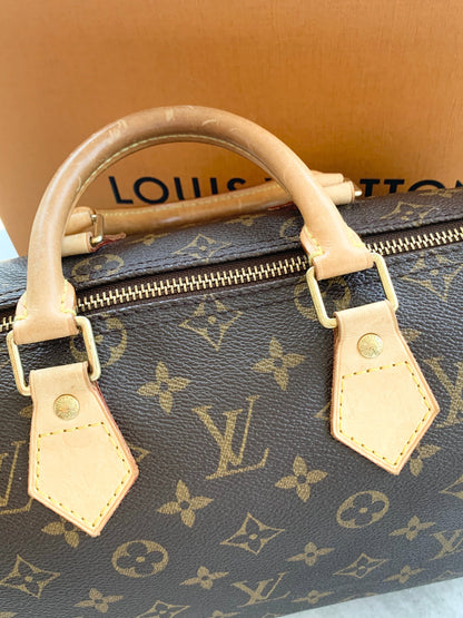 [SOLD] Louis Vuitton  Speedy 25 Monogram Satchel Bag