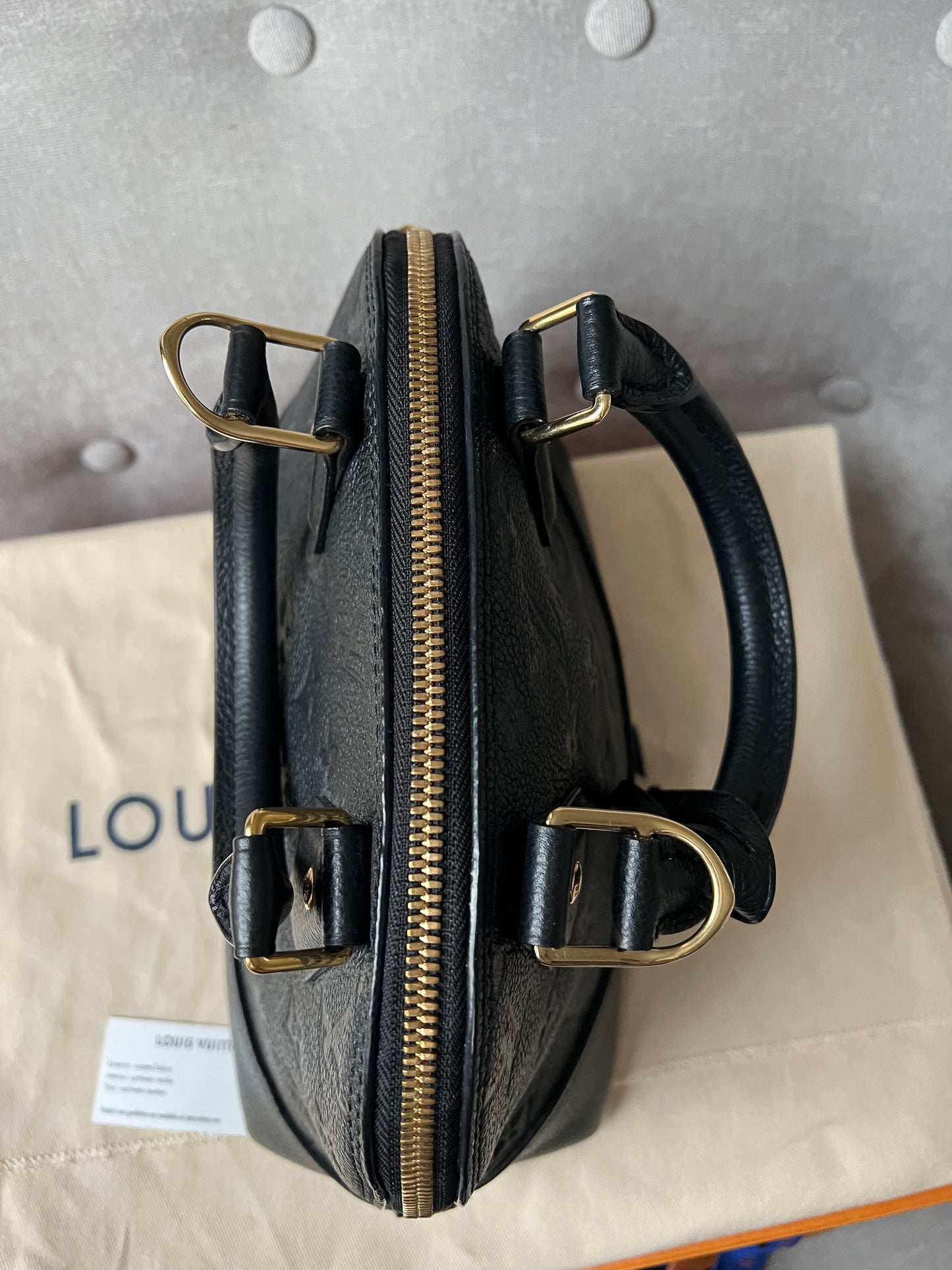 Louis Vuitton Alma Neo BB Black Empreinte  (RRP £1,740)