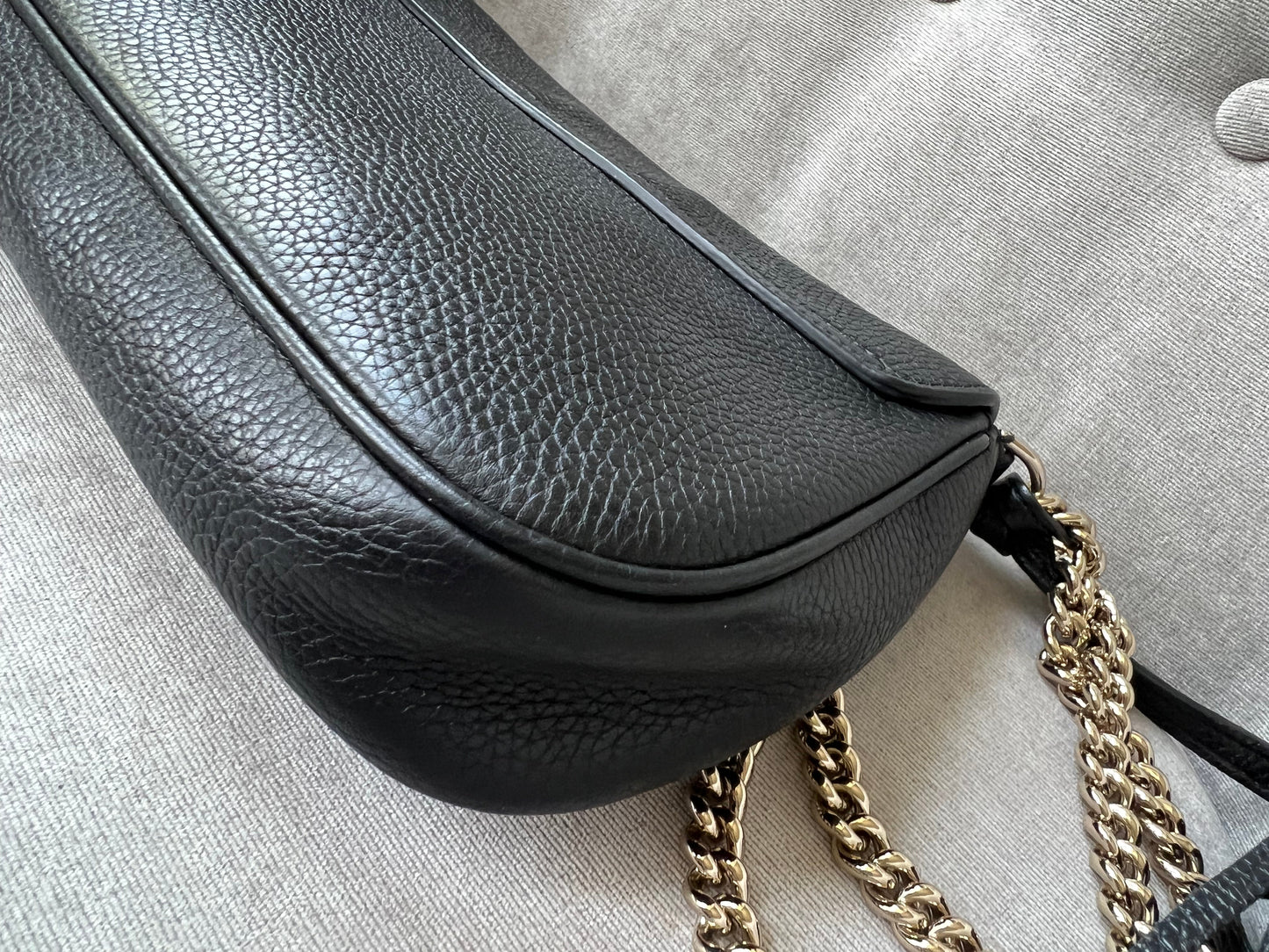 Gucci Black Soho Disco Crossbody Flap Bag