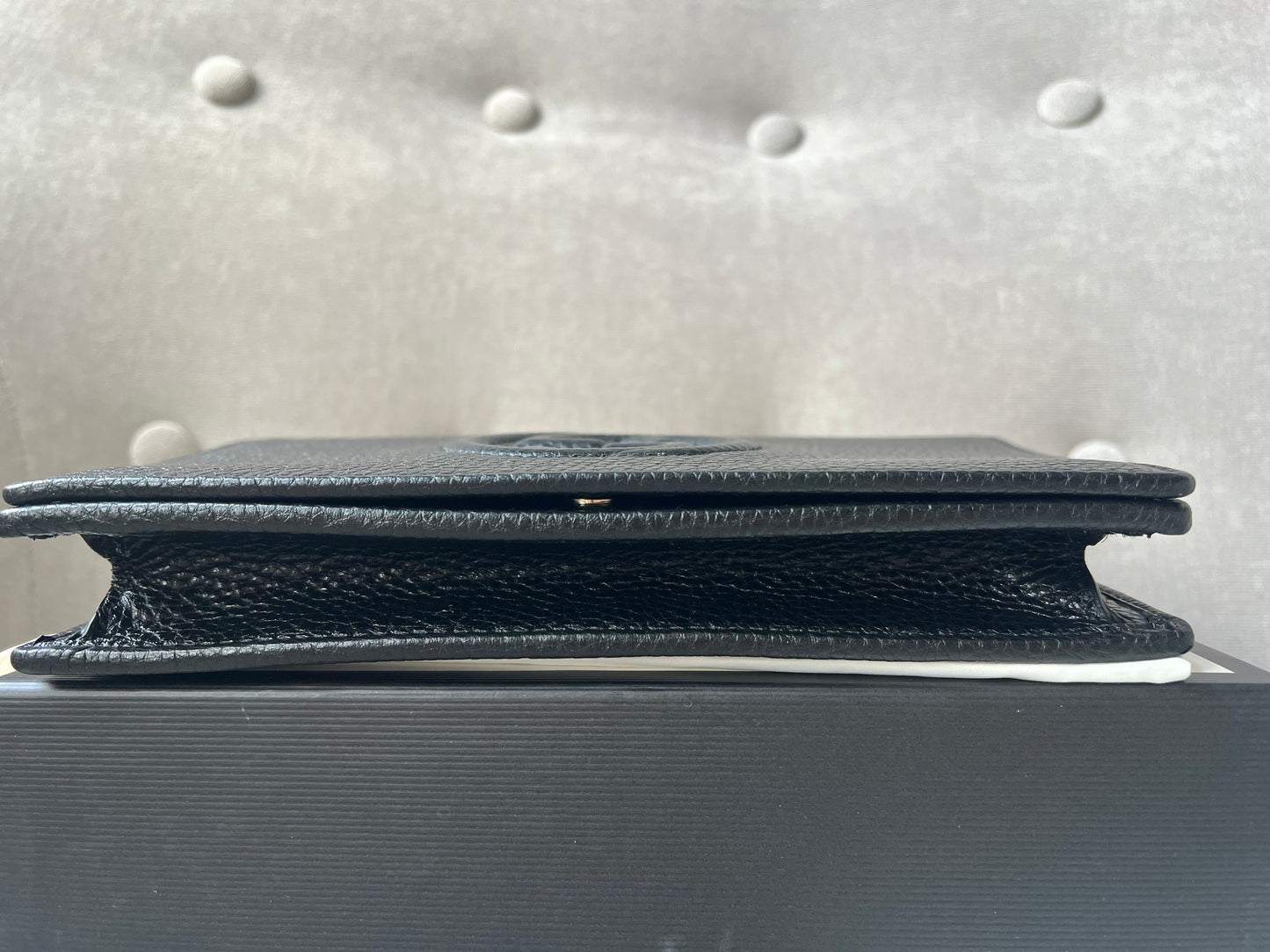 Gucci Black Soho Chain Wallet