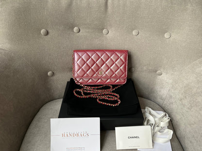 Part 2 payment - Chanel Iridescent Pink 22P Caviar Wallet on Chain (RRP £2810)