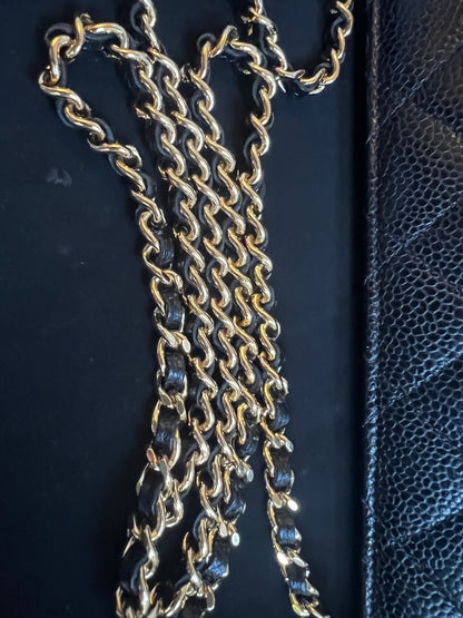 Chanel Black Caviar Wallet on Chain