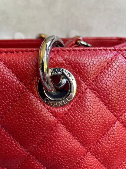 Chanel Red Caviar Grand Shopper Tote (GST)