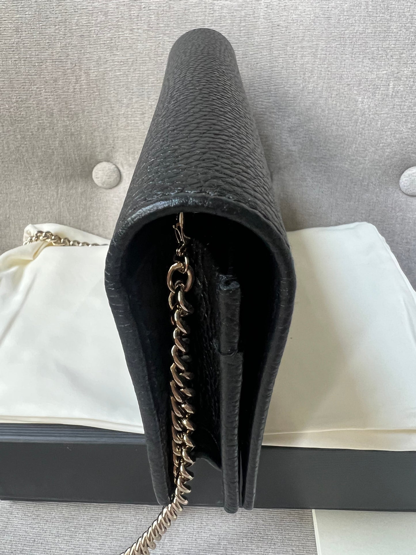 Gucci Black Soho Chain Wallet