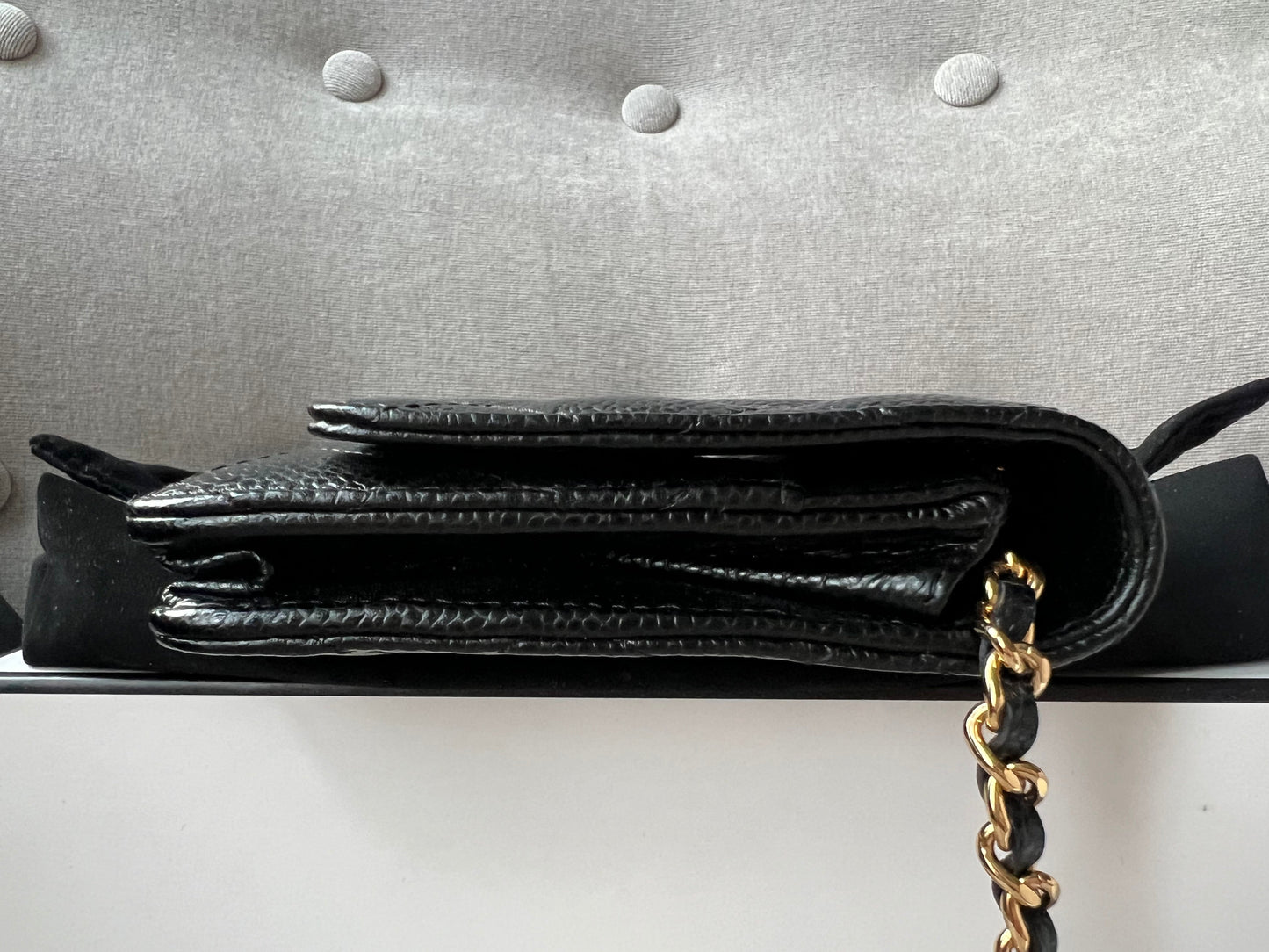 Chanel Black Caviar Wallet on Chain