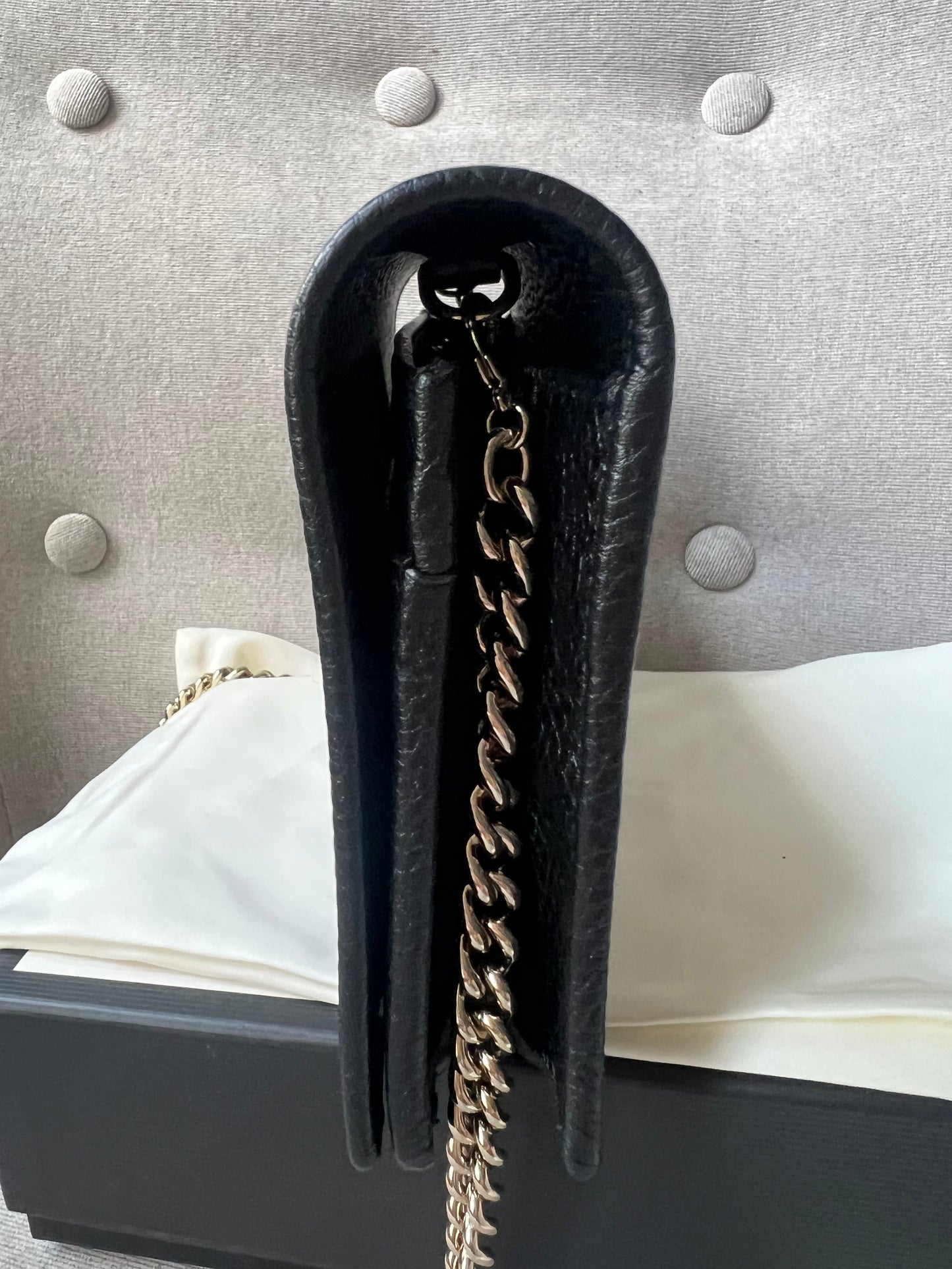 Gucci Black Soho Chain Wallet