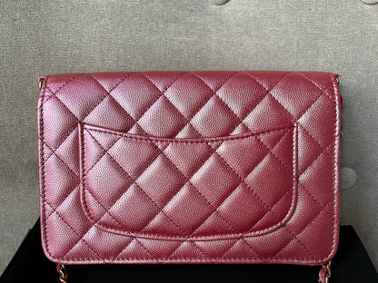 Part 2 payment - Chanel Iridescent Pink 22P Caviar Wallet on Chain (RRP £2810)