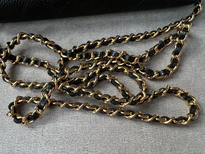 Chanel Black Caviar Wallet on Chain